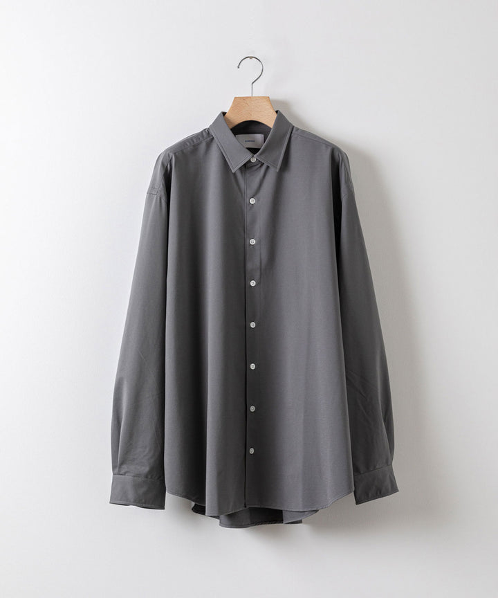 【KANEMASA PHIL.】カネマサのROYAL OX DRESS JERSEY SHIRT - GRAY