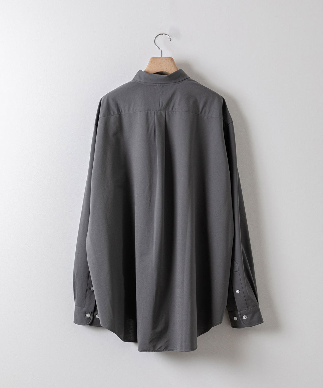 【KANEMASA PHIL.】カネマサのROYAL OX DRESS JERSEY SHIRT - GRAY