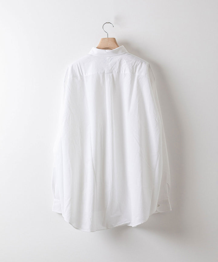 【KANEMASA PHIL.】カネマサのROYAL OX DRESS JERSEY SHIRT - WHITE