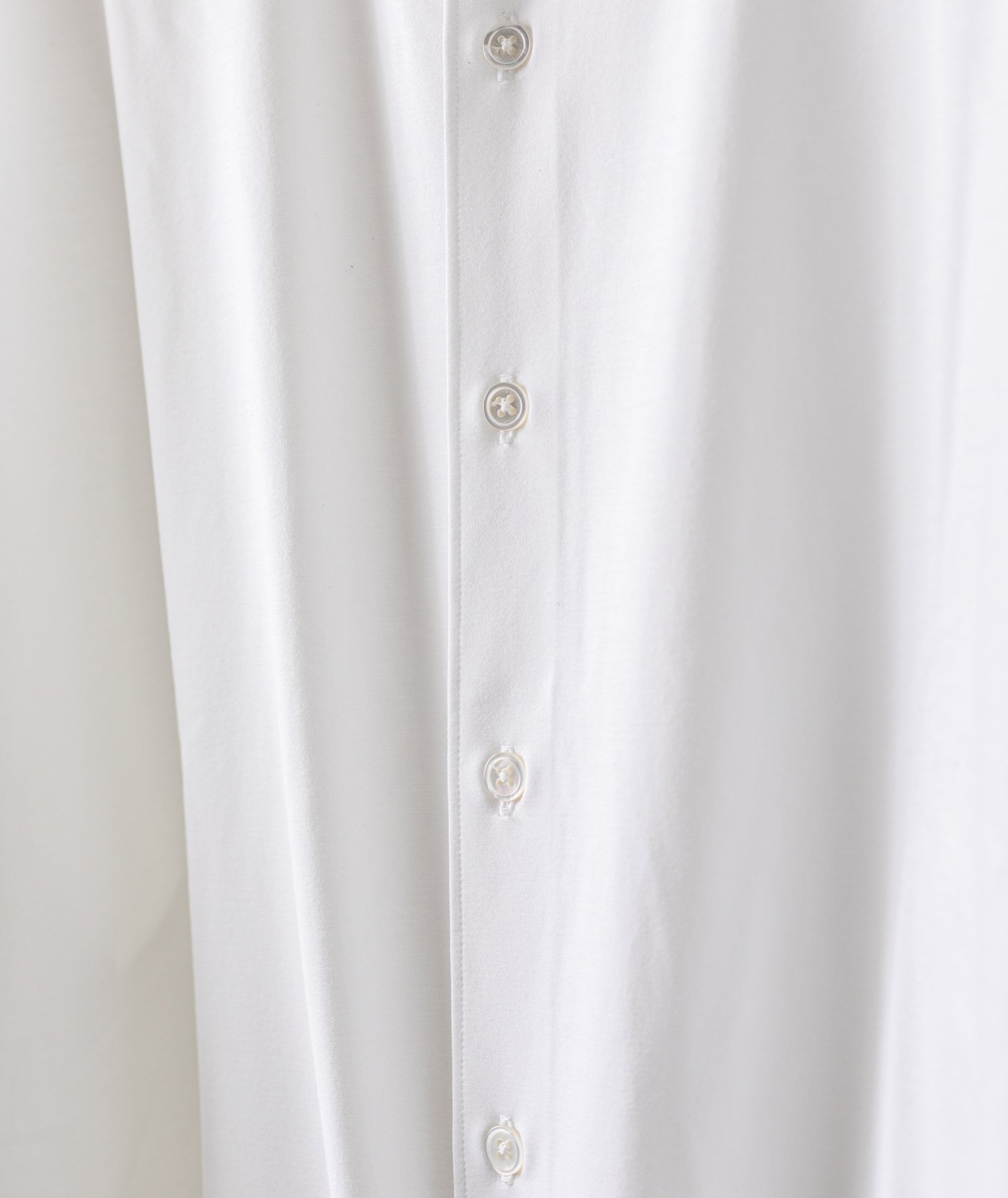 【KANEMASA PHIL.】カネマサのROYAL OX DRESS JERSEY SHIRT - WHITE