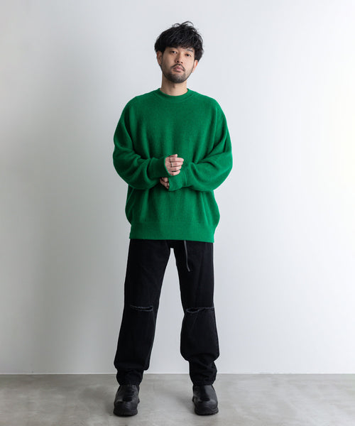 stein 23ss EXTRA FINE KID MOHAIR LS ニット 販促ワールド メンズ