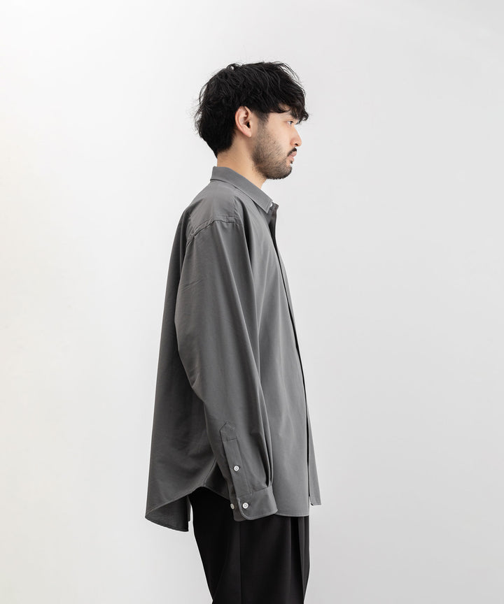 【KANEMASA】ROYAL OX DRESS JERSEY SHIRT - GRAY