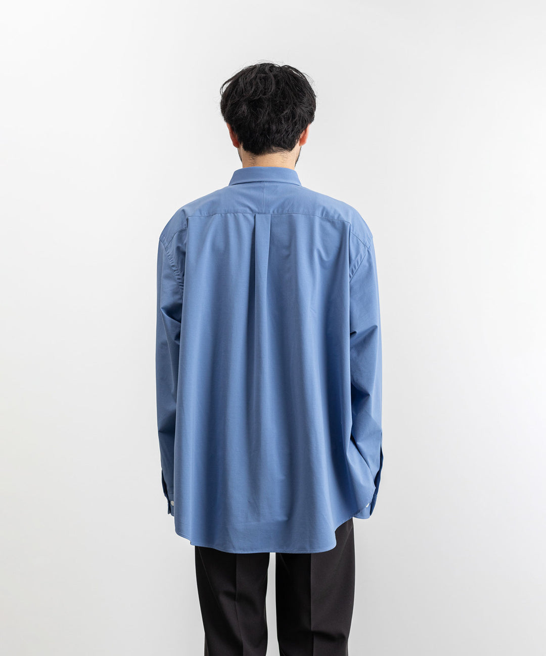 【KANEMASA PHIL.】カネマサのROYAL OX DRESS JERSEY SHIRT - ULTRAMARINE