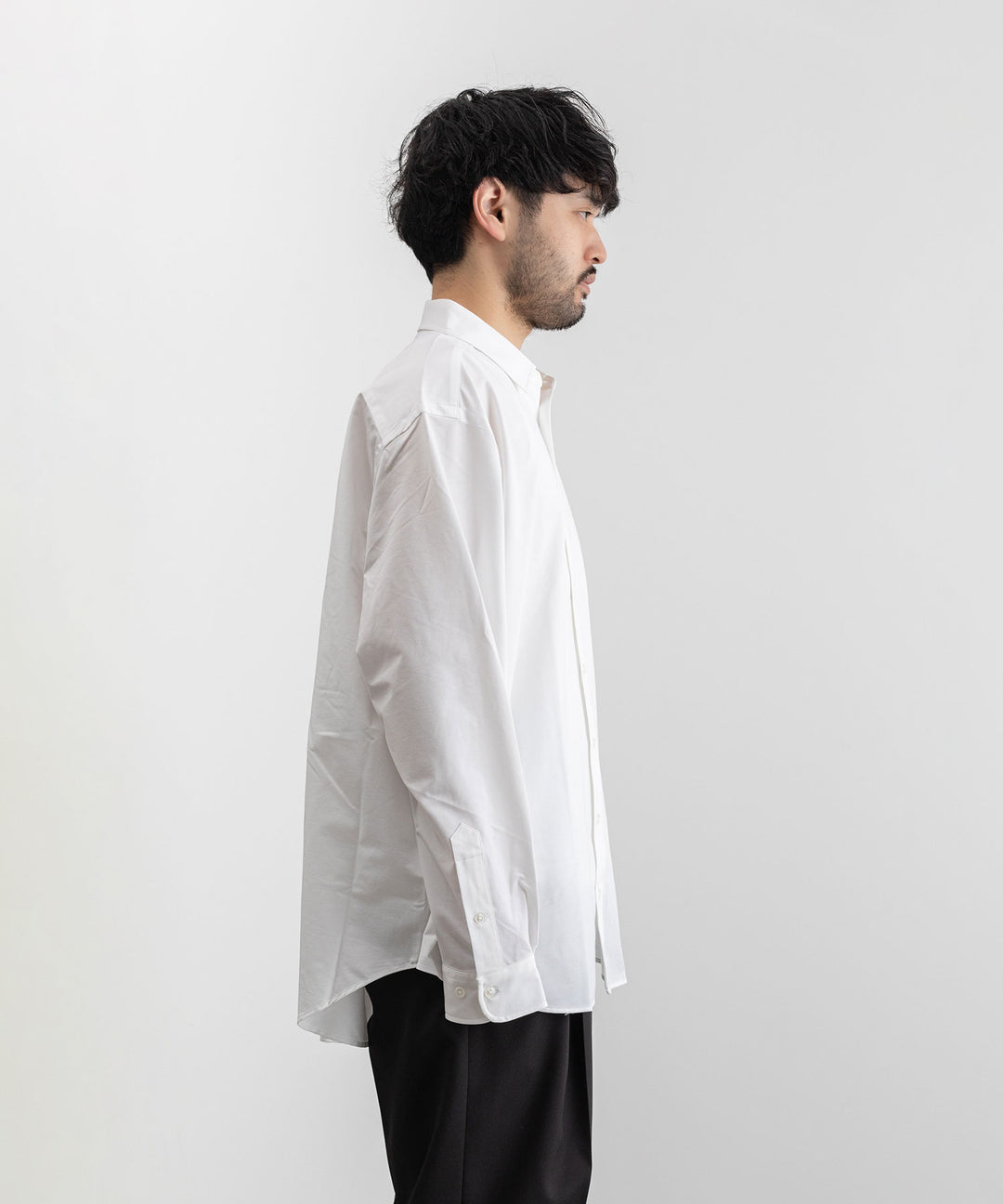 【KANEMASA】ROYAL OX DRESS JERSEY SHIRT - WHITE