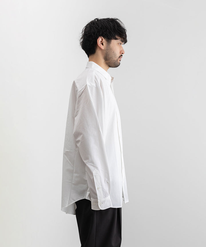 【KANEMASA】ROYAL OX DRESS JERSEY SHIRT - WHITE