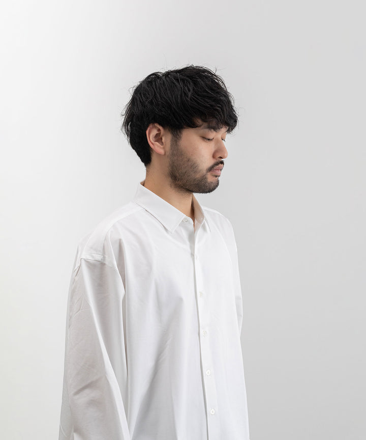 【KANEMASA】ROYAL OX DRESS JERSEY SHIRT - WHITE