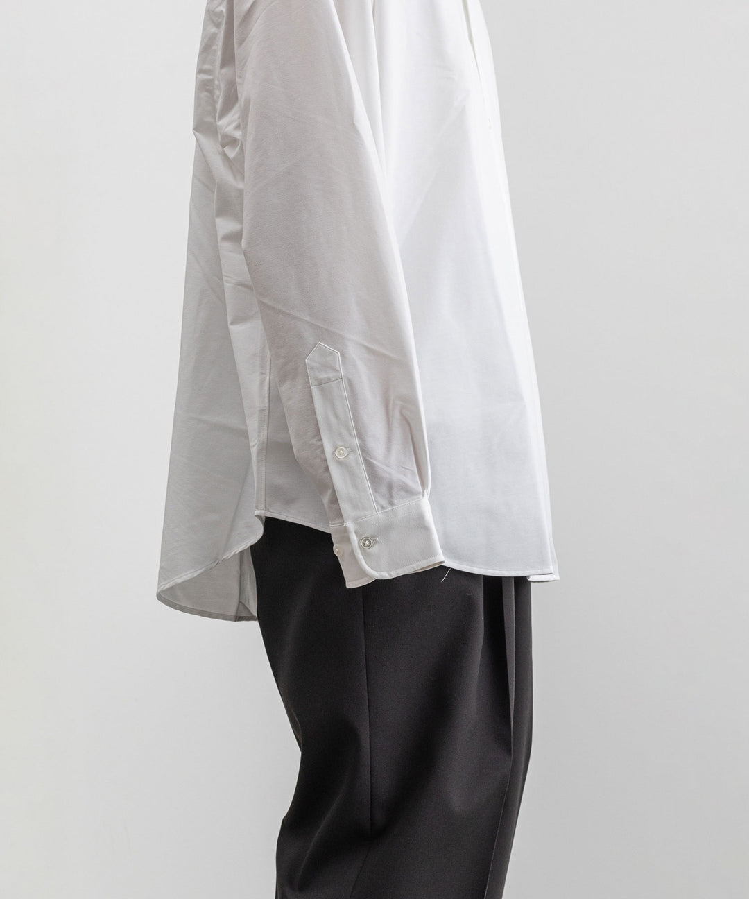 【KANEMASA】ROYAL OX DRESS JERSEY SHIRT - WHITE