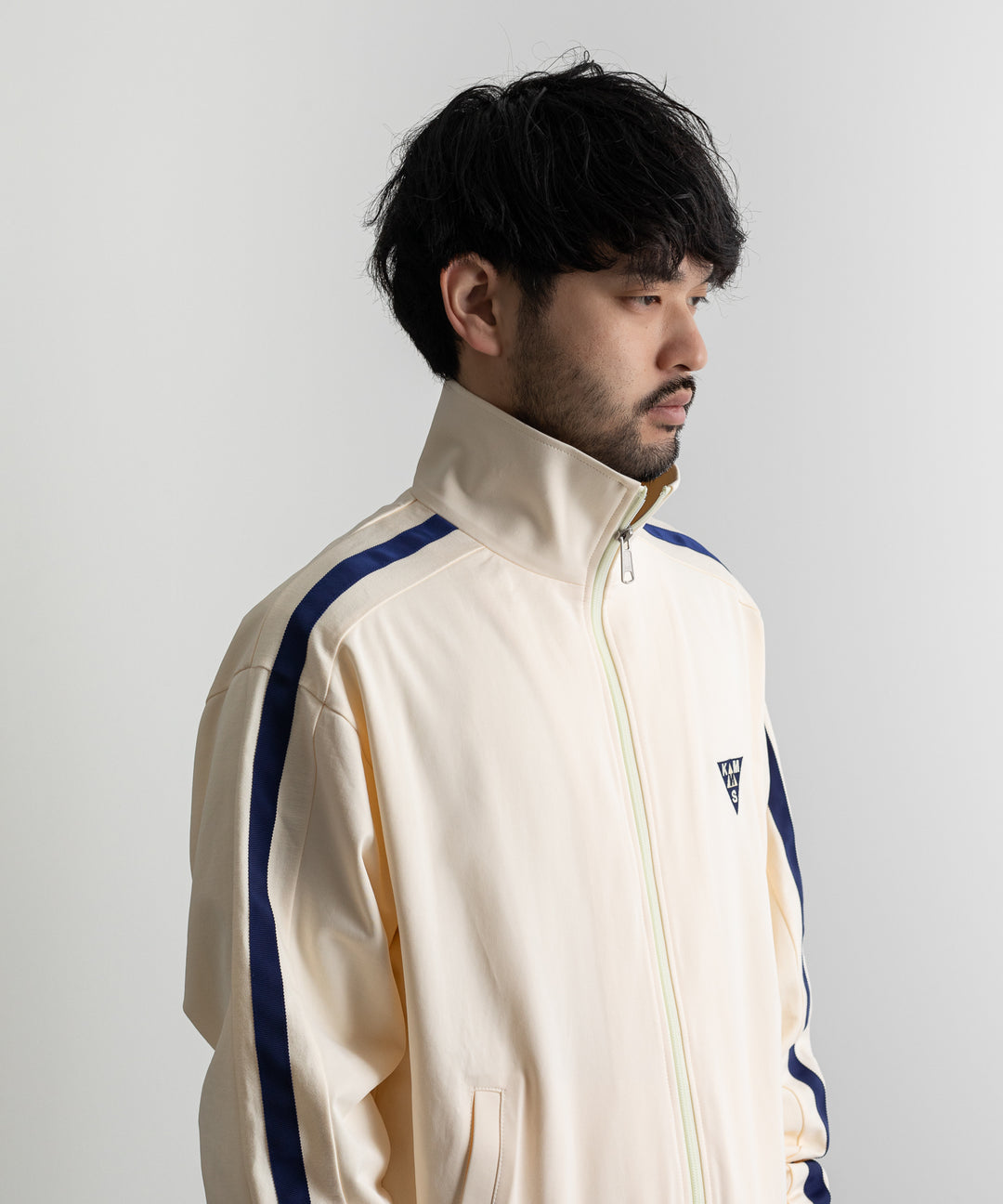 【KANEMASA】カネマサのECONYL JERSEY TRACK JACKET - ECRU