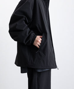 stein / シュタイン】WINDBREAKER STAND COLLAR JACKET - BLACK | 公式