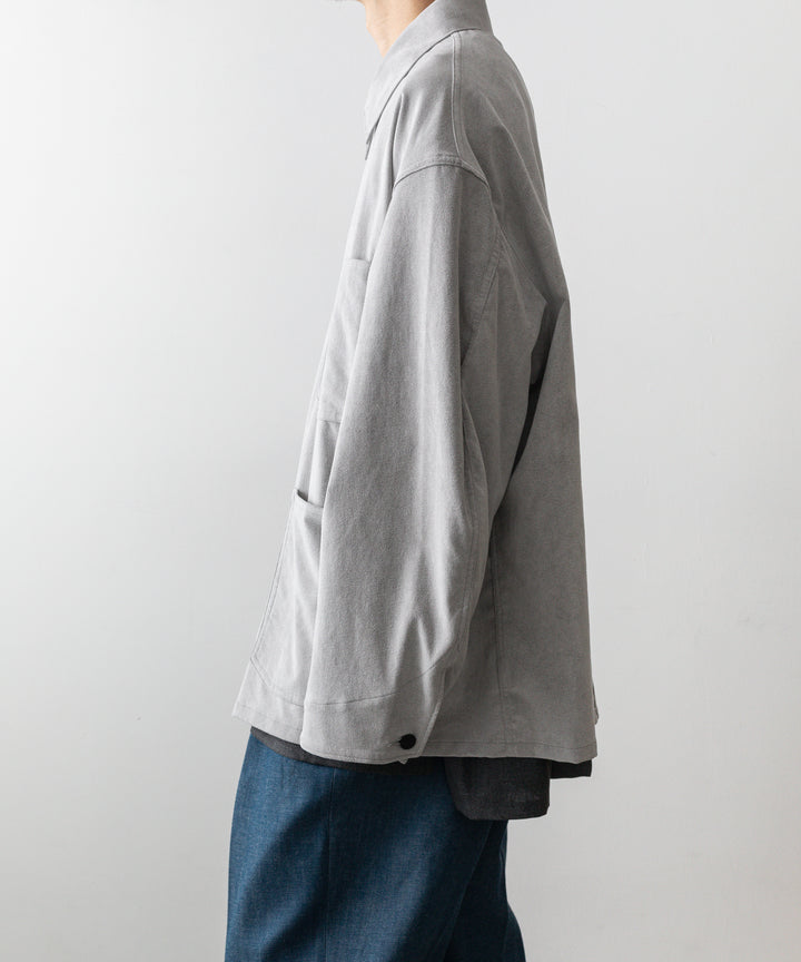 INTERIM(インテリム)の22AWコレクションのHYPER BIG ULTRA SUEDE 13STARS US MILITARY COVER ALLのGRAY