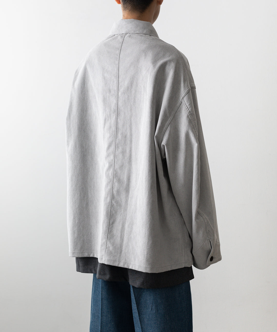 INTERIM(インテリム)の22AWコレクションのHYPER BIG ULTRA SUEDE 13STARS US MILITARY COVER ALLのGRAY