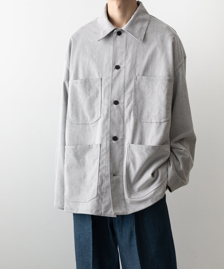 INTERIM(インテリム)の22AWコレクションのHYPER BIG ULTRA SUEDE 13STARS US MILITARY COVER ALLのGRAY