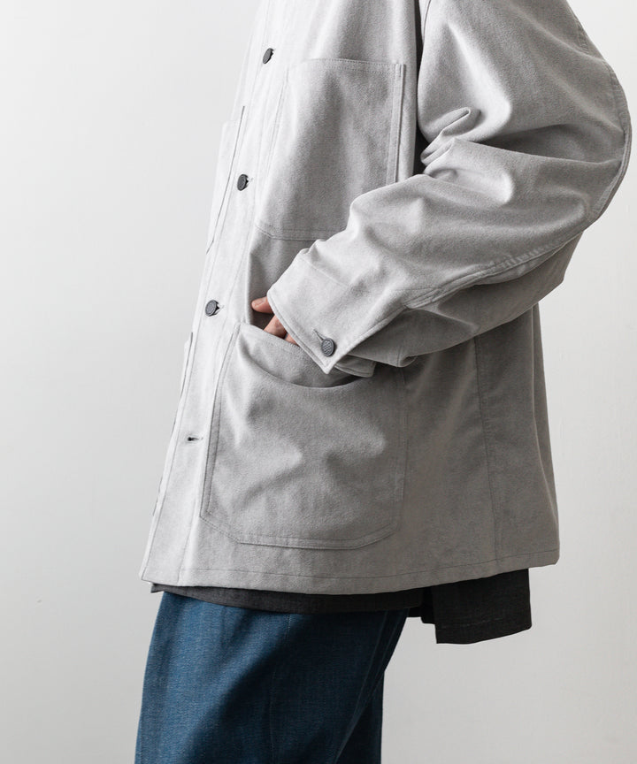 INTERIM(インテリム)の22AWコレクションのHYPER BIG ULTRA SUEDE 13STARS US MILITARY COVER ALLのGRAY
