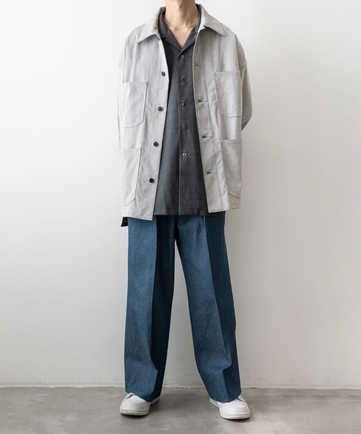 INTERIM(インテリム)の22AWコレクションのHYPER BIG ULTRA SUEDE 13STARS US MILITARY COVER ALLのGRAY