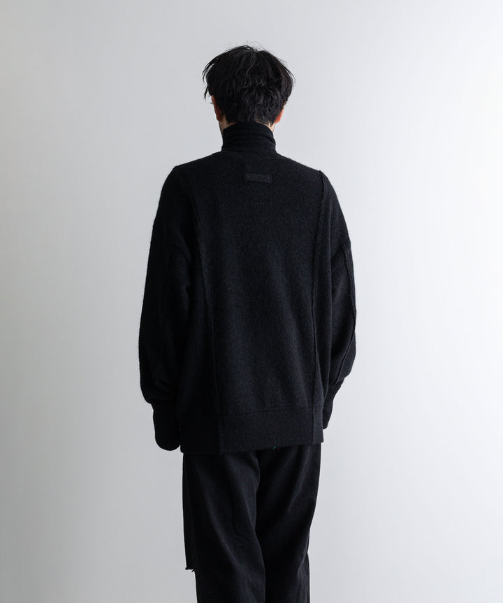 stein(シュタイン)の23SSコレクションのEXTRA FINE KID MOHAIR TURTLE NECK LSのBLACK