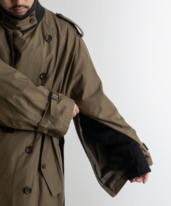 stein Oversized Contrast Trench Coat