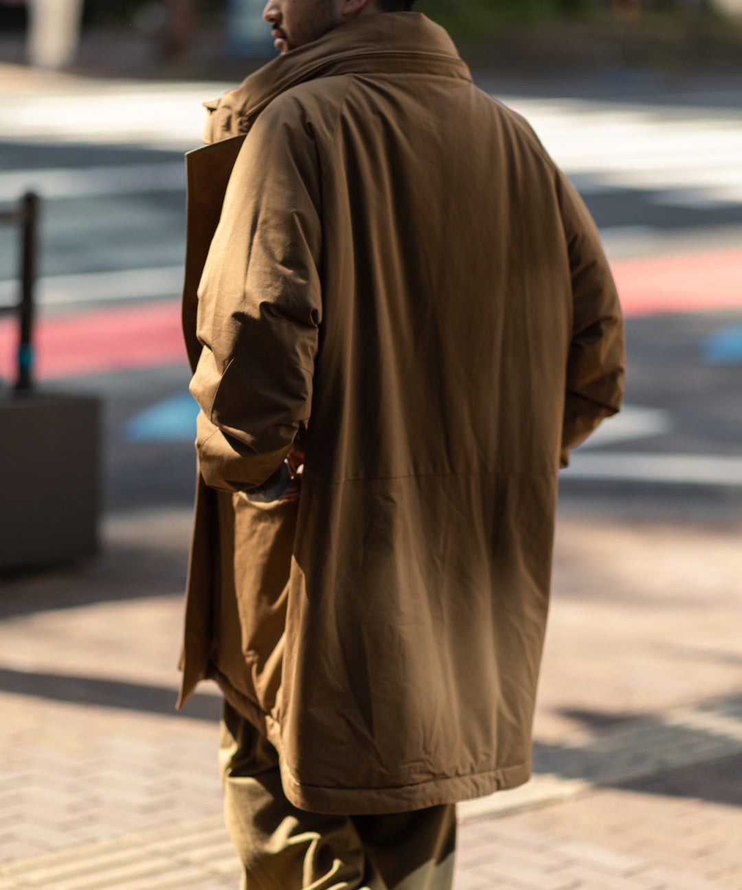 KANEMASA(カネマサ)の22AWコレクションのTYPEWRITER KINT PCU MONSTER HOODIEのCOYOTE