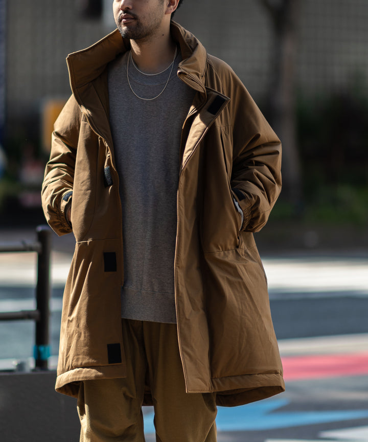 KANEMASA(カネマサ)の22AWコレクションのTYPEWRITER KINT PCU MONSTER HOODIEのCOYOTE
