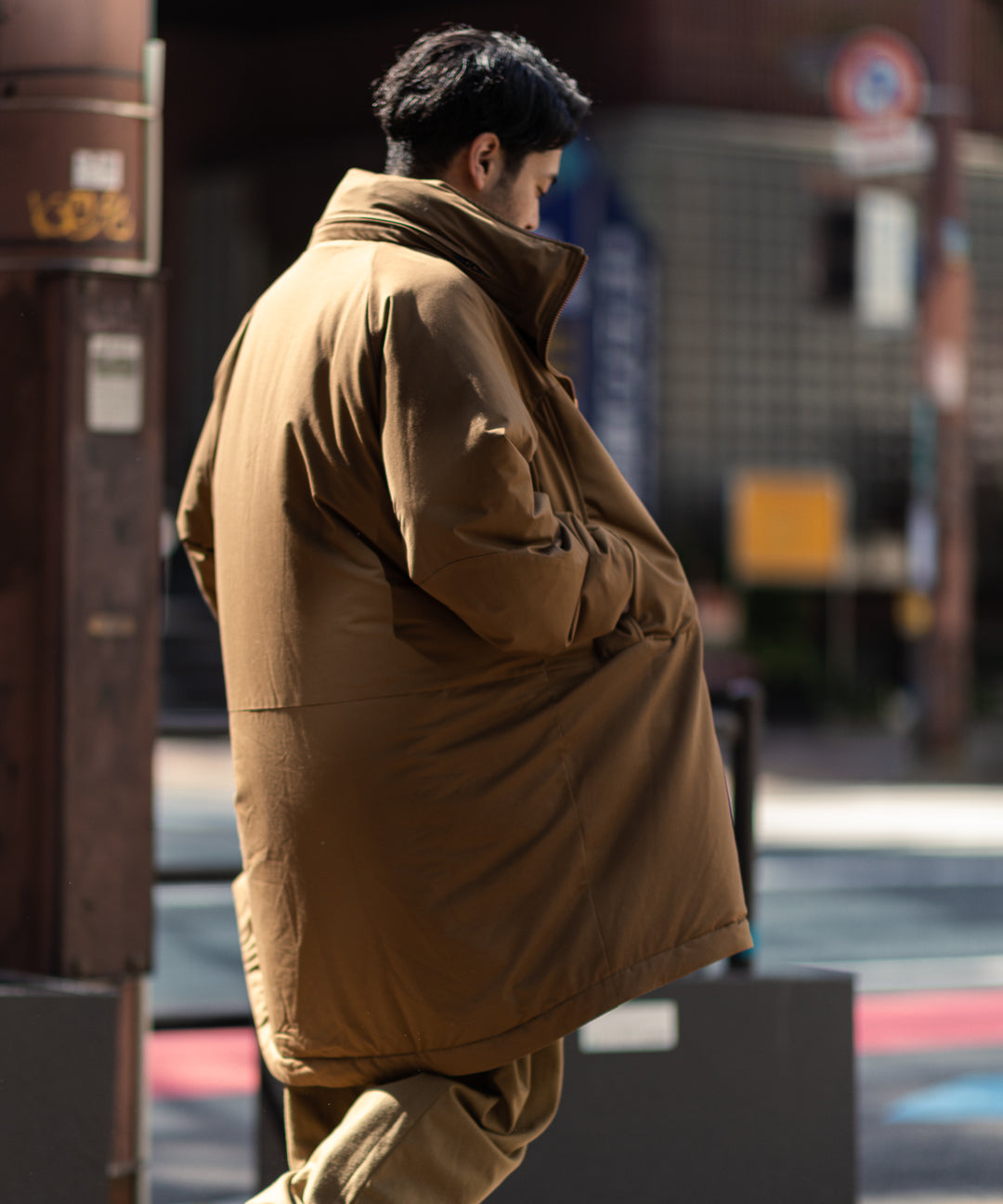 KANEMASA(カネマサ)の22AWコレクションのTYPEWRITER KINT PCU MONSTER HOODIEのCOYOTE
