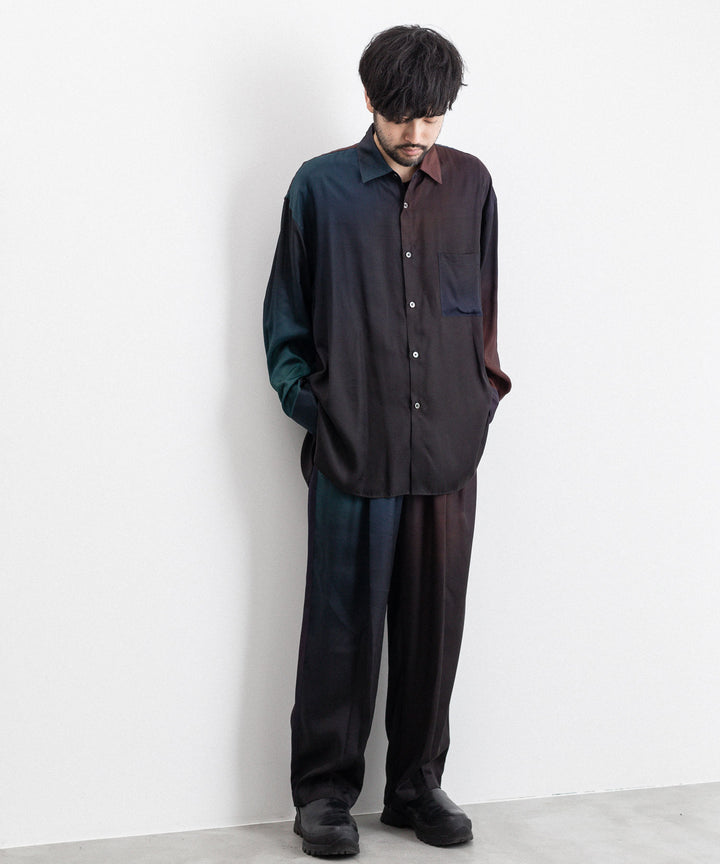 【stein】CUPRO WIDE EASY TROUSERS - GRADATION