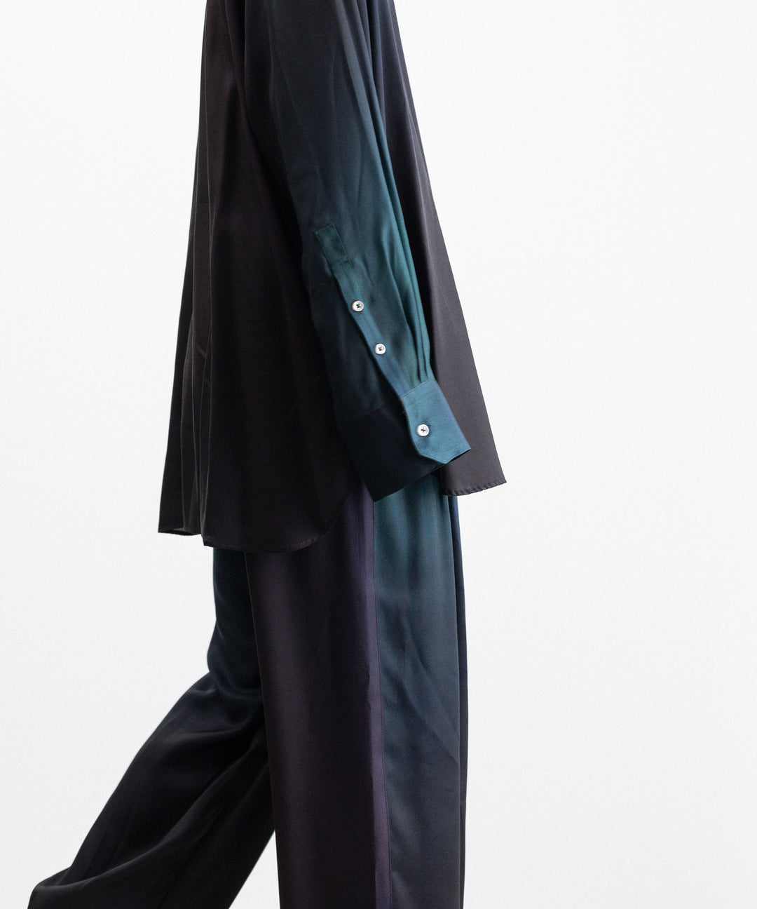 【stein】CUPRO WIDE EASY TROUSERS - GRADATION