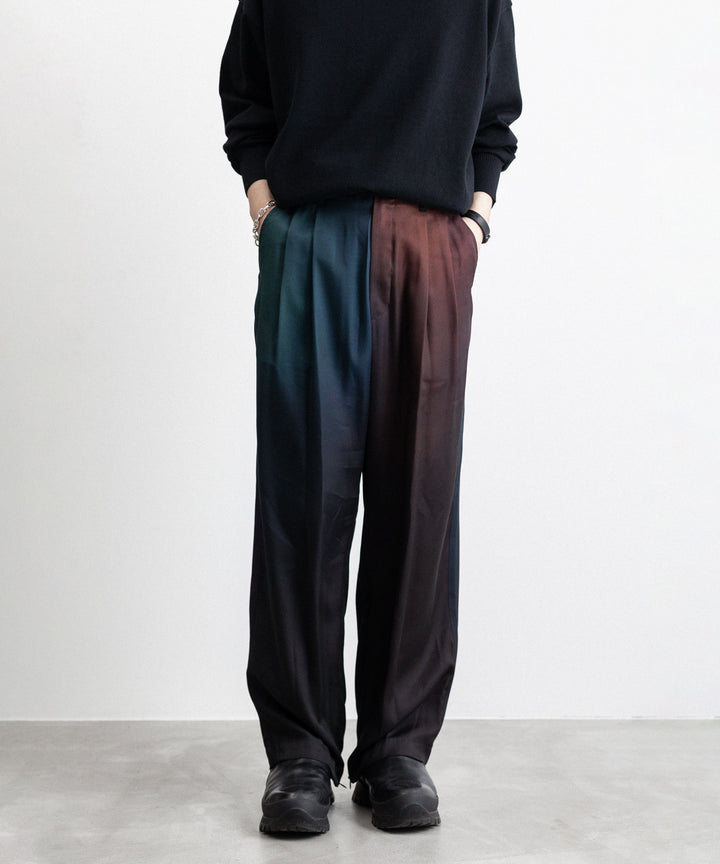 【stein】CUPRO WIDE EASY TROUSERS - GRADATION