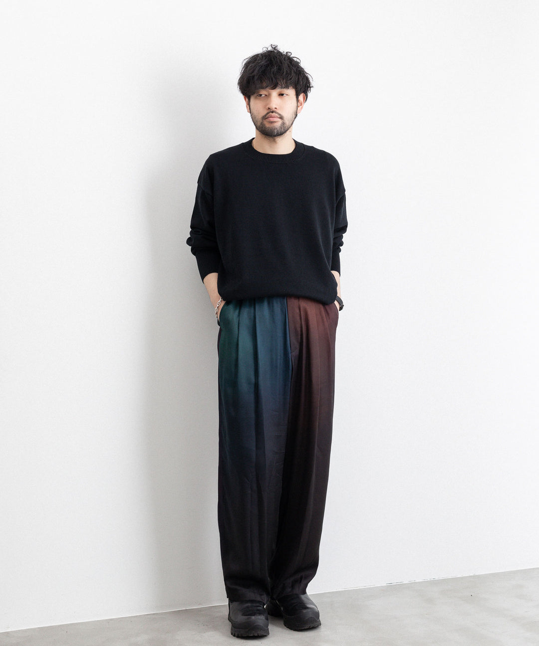 【stein】CUPRO WIDE EASY TROUSERS - GRADATION