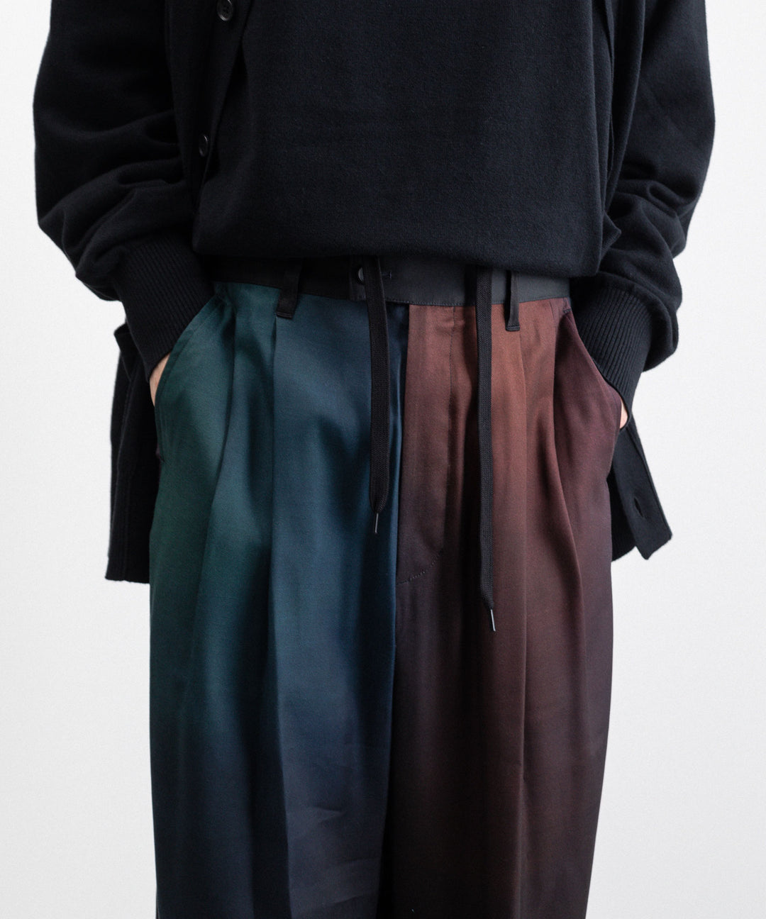 【stein】CUPRO WIDE EASY TROUSERS - GRADATION 