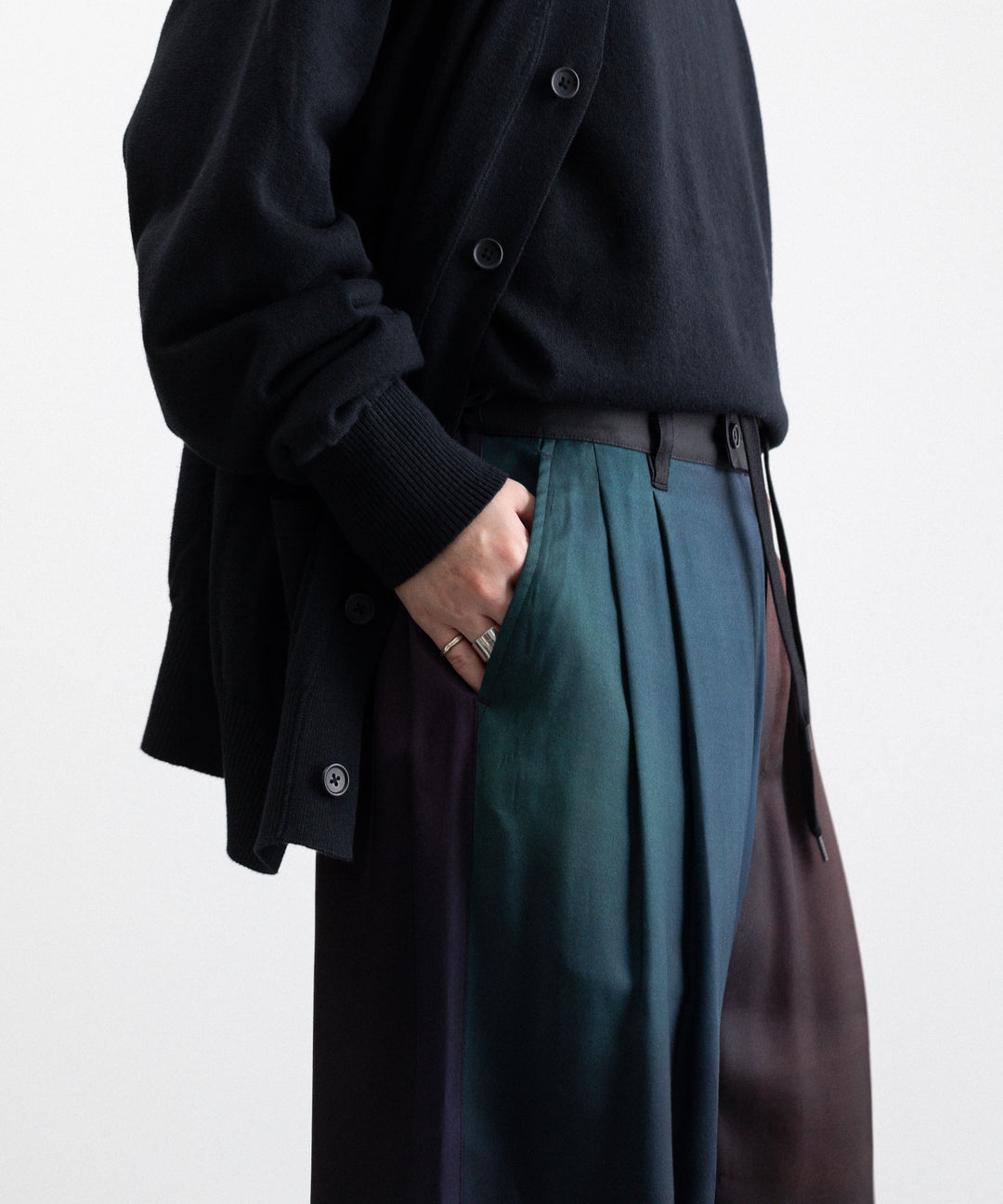 【stein】CUPRO WIDE EASY TROUSERS - GRADATION