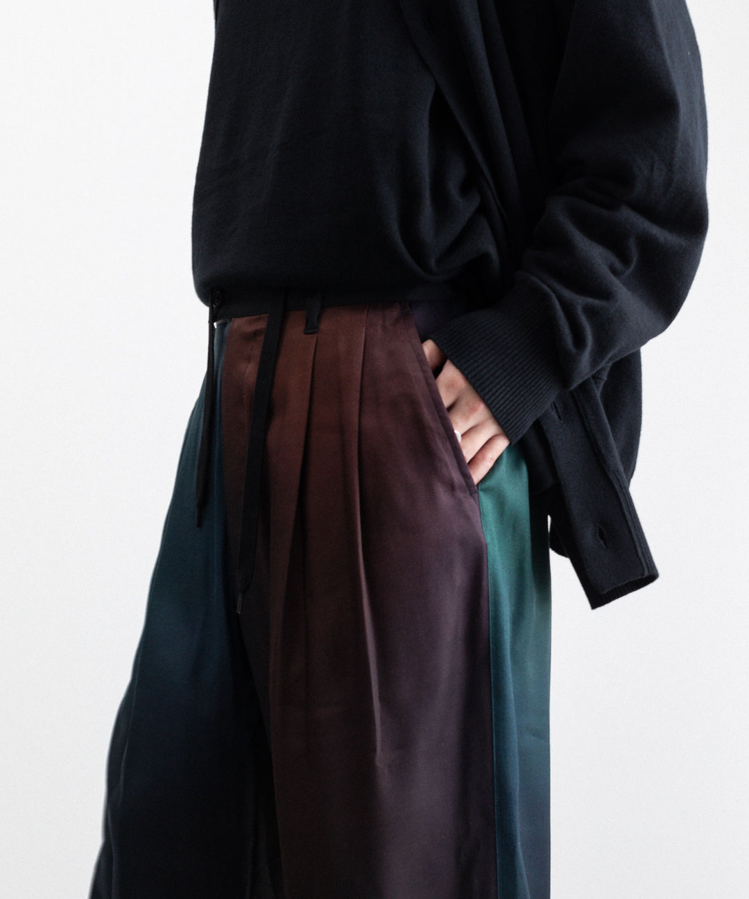 【stein】CUPRO WIDE EASY TROUSERS - GRADATION