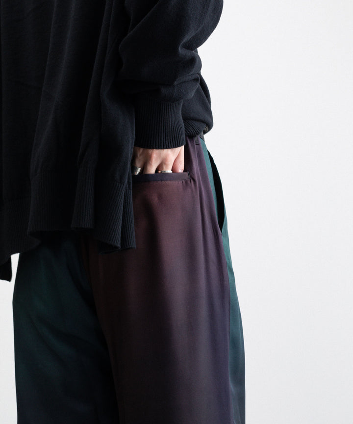【stein】CUPRO WIDE EASY TROUSERS - GRADATION