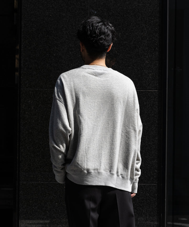 【INTÉRIM】HYPER BIG V-GAZETTE LOOP WHEEL SIDE SEAMLESS SWEAT SHIRT - A.GRAY