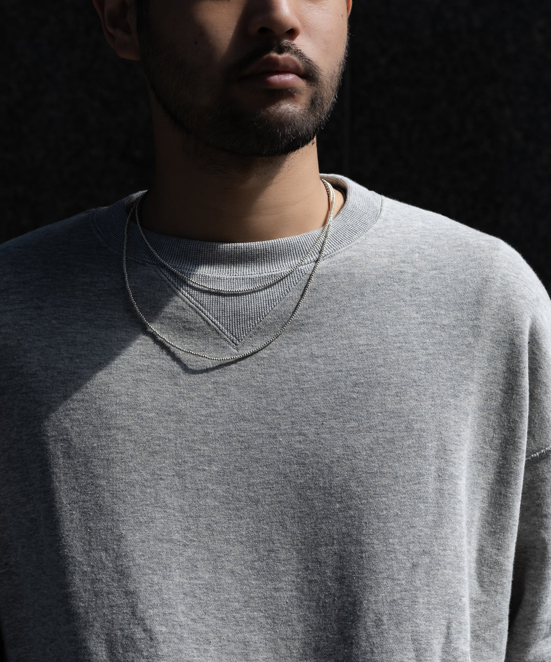 【INTÉRIM】HYPER BIG V-GAZETTE LOOP WHEEL SIDE SEAMLESS SWEAT SHIRT - A.GRAY