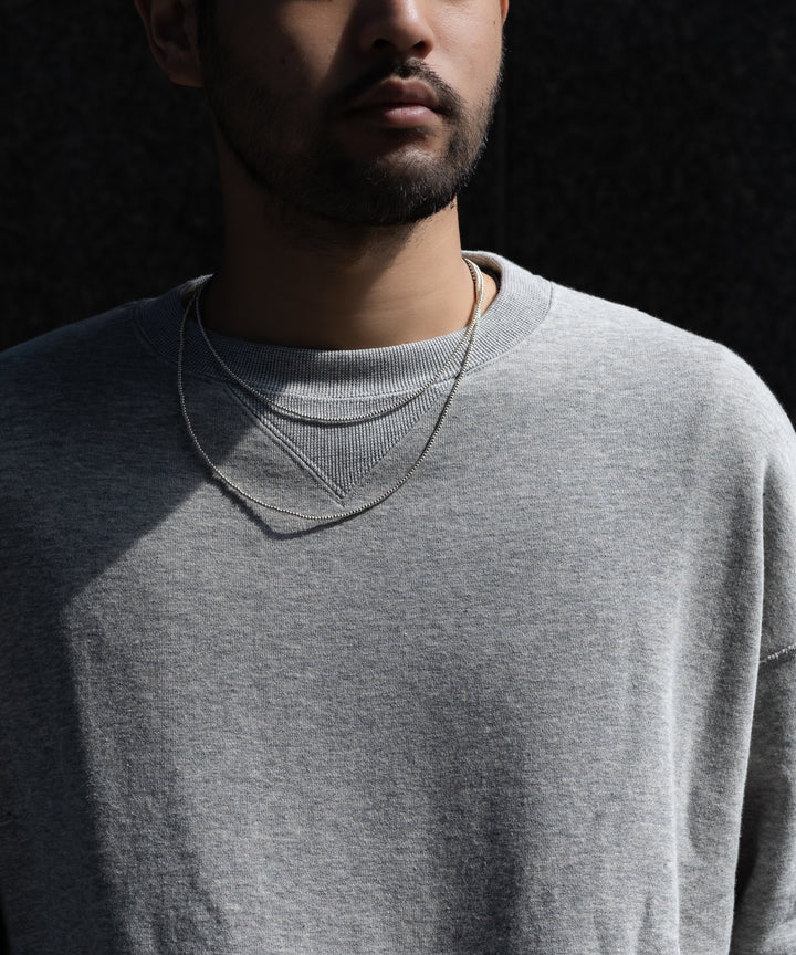 【INTÉRIM】HYPER BIG V-GAZETTE LOOP WHEEL SIDE SEAMLESS SWEAT SHIRT - A.GRAY