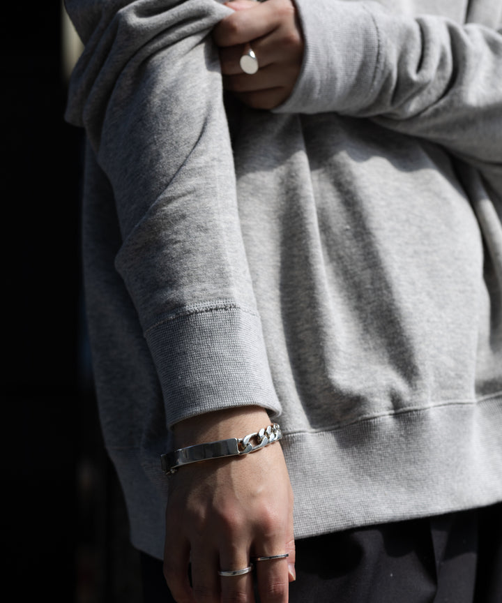 【INTÉRIM】HYPER BIG V-GAZETTE LOOP WHEEL SIDE SEAMLESS SWEAT SHIRT - A.GRAY