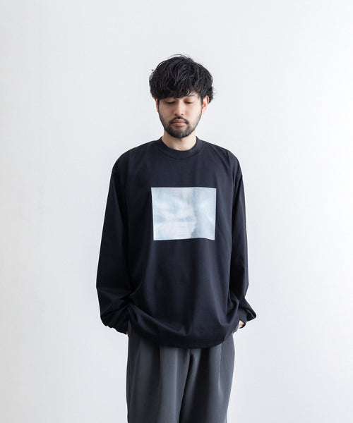 stein / シュタイン】】OVERSIZED LONG SLEEVE TEE [WATER] - DARK