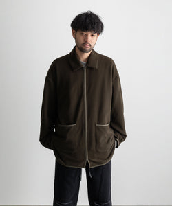 stein 22aw fleece zip jacket