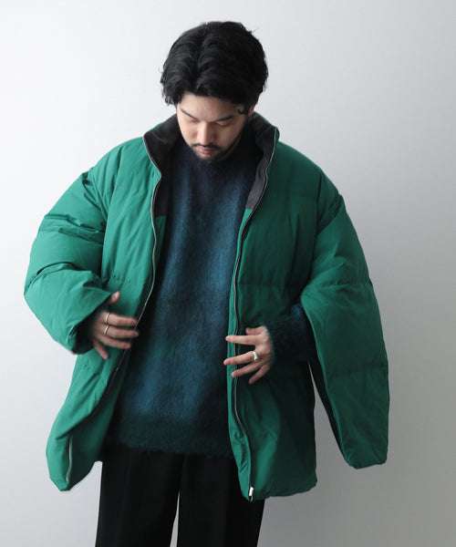 stein / シュタイン】OVERSIZED GRADATION MOHAIR LS - BLUE GREEN