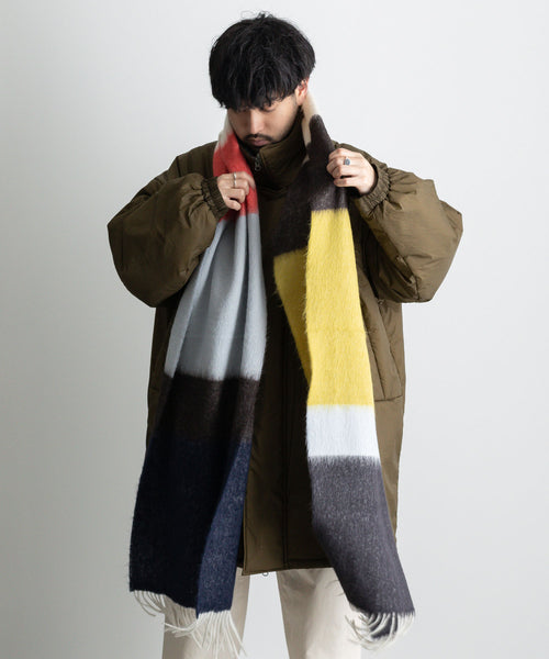 stein/シュタイン 】ALPACA LONG MUFFLER - MULTI | 公式通販サイト