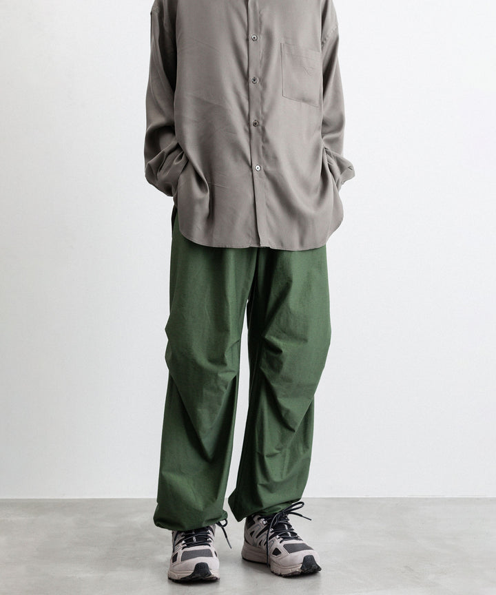 【KANEMASA PHIL.】TYPEWRITER HIGH GAUGE JERSEY OVER PANTS - MILITARY GREEN