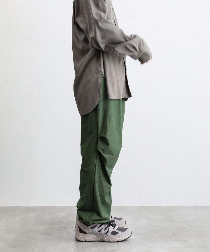 【KANEMASA PHIL.】TYPEWRITER HIGH GAUGE JERSEY OVER PANTS - MILITARY GREEN