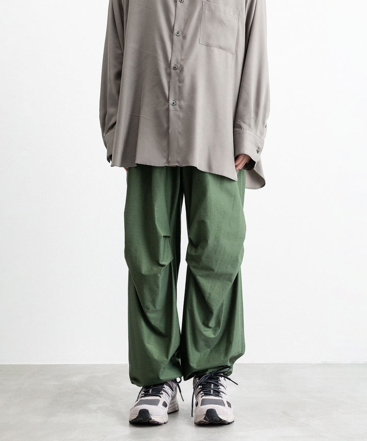 【KANEMASA PHIL.】TYPEWRITER HIGH GAUGE JERSEY OVER PANTS - MILITARY GREEN