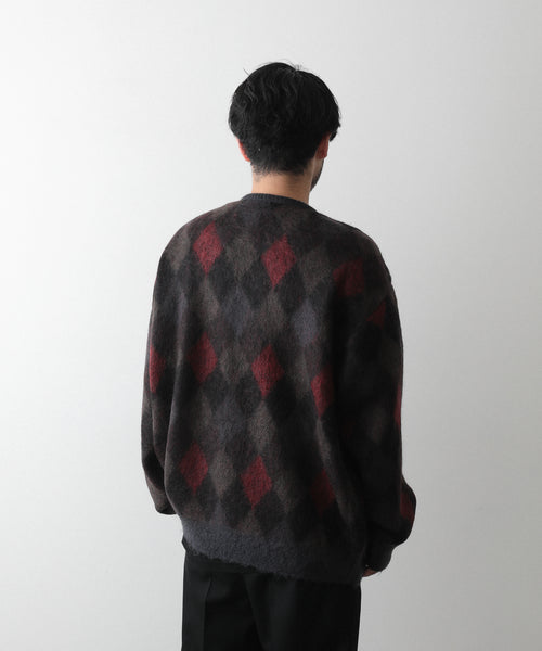 stein / シュタイン 】KID MOHAIR CARDIGAN - ARGYLE | 公式通販サイト