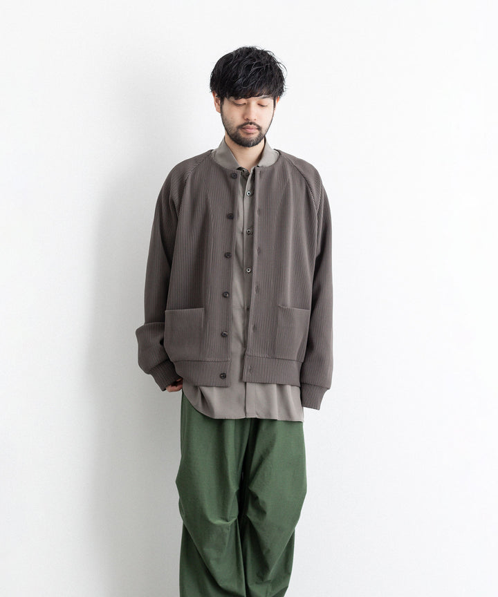 【KANEMASA PHIL.】TYPEWRITER HIGH GAUGE JERSEY OVER PANTS - MILITARY GREEN