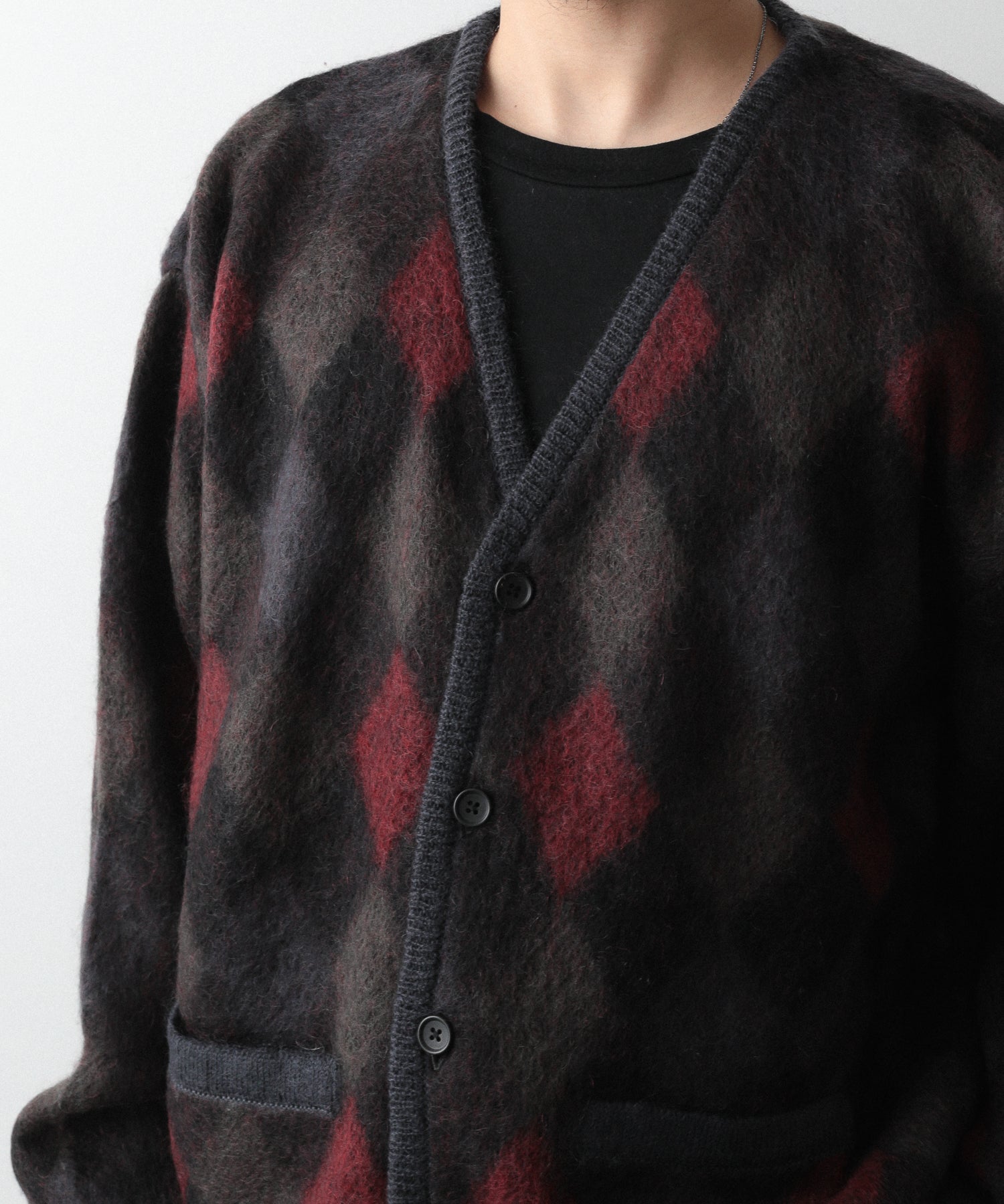 stein / シュタイン 】KID MOHAIR CARDIGAN - ARGYLE | 公式通販サイト