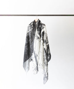 【Fujimoto】SYMBOL SCARF WHITH A.S - FOREST