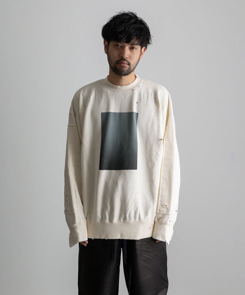 【stein】OVERSIZED REBUILD SWEAT LS - OFF