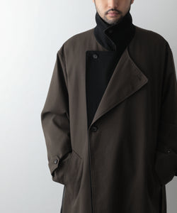 steinDOUBLE LAPELED DOUBLE BREASTED COAT