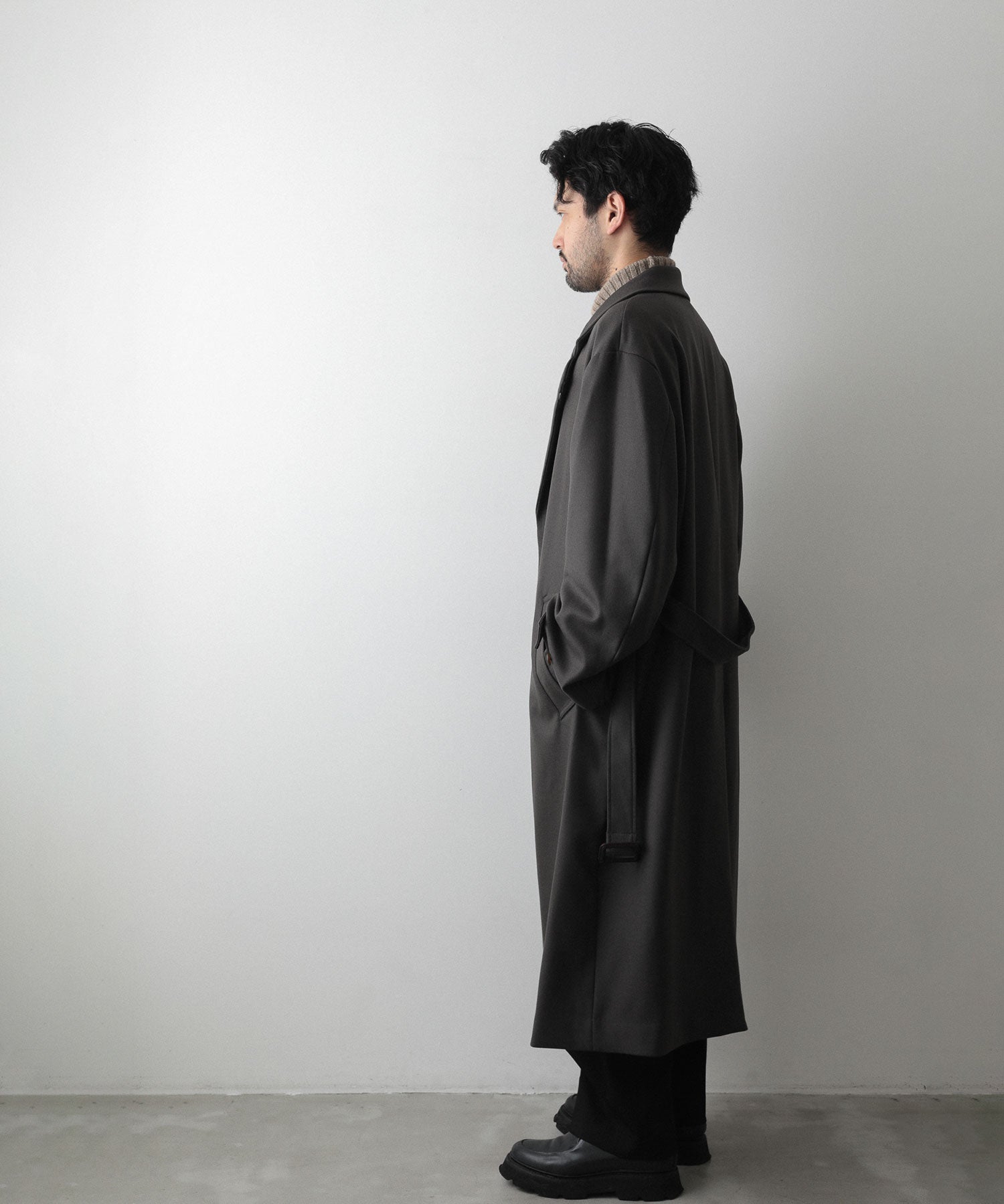 stein - シュタイン 】LAY CHESTER COAT - DARK GREY KHAKI | 公式通販