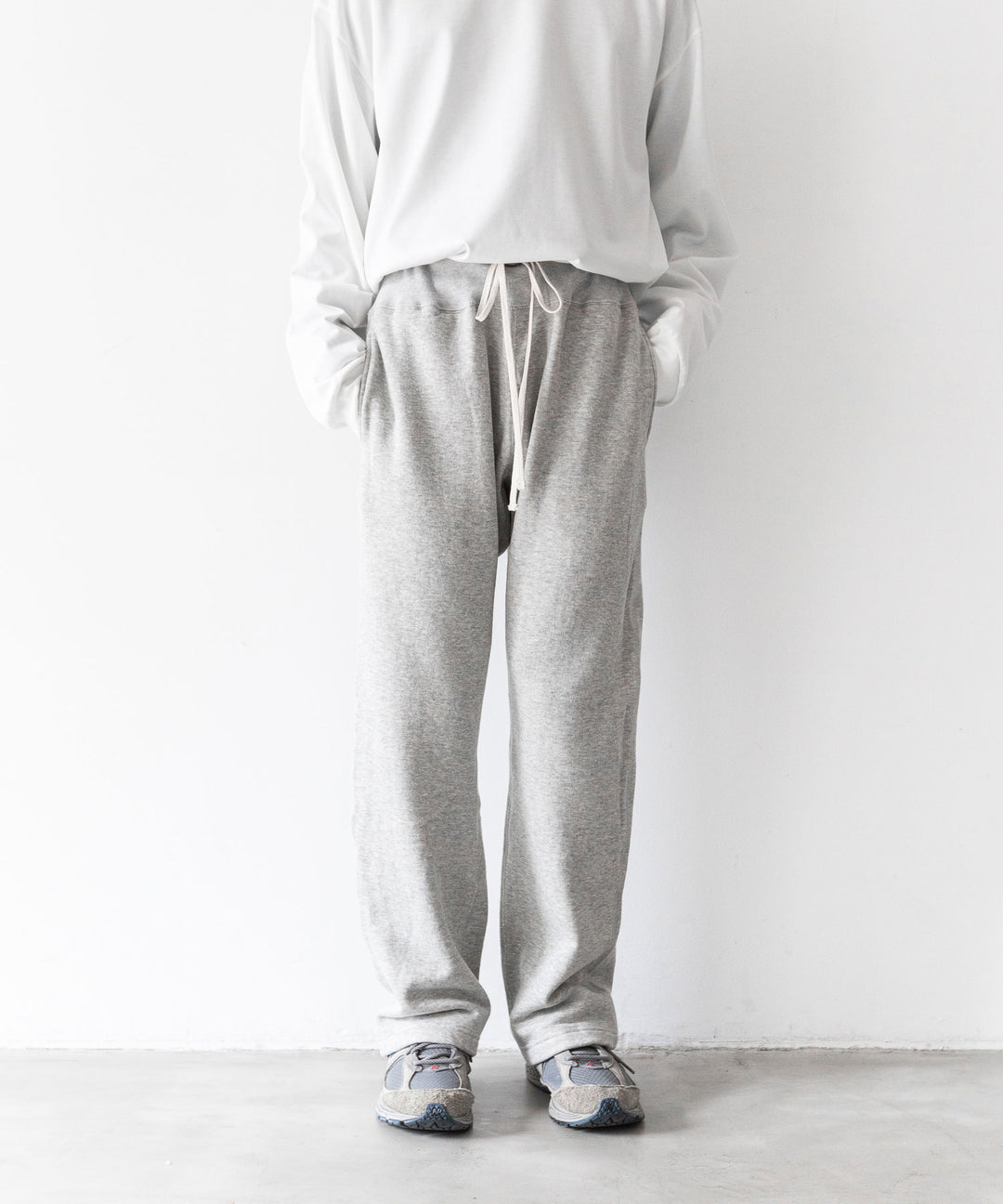 【INTÉRIM】インテリムの1950’S WIND SHIELD SWEAT PANTS - GRAY
